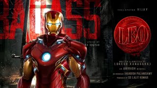 IRONMAN × BADASS LEO SONG  LEO  VIJAY  ANIRUDH  HQCREATION [upl. by Sheepshanks]