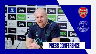 ARSENAL V EVERTON  Sean Dyches press conference  GW38 [upl. by Albric]