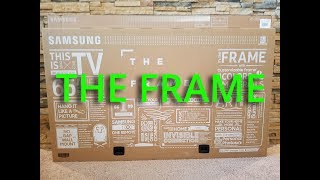 New 2017 Samsung quotThe Framequot TV Unboxing [upl. by Sert]