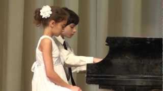 JStrauss  Radetzky March piano duet [upl. by Rob]