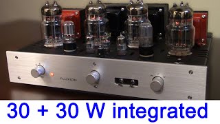 introducing 6C33CB pp tube amplifier with phono EQ model F5Qi  FLUXION audio [upl. by Greenwell]