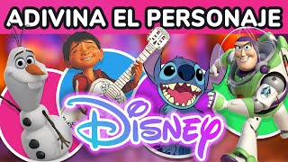 Adivina EL PERSONAJE de DISNEY por su SILUETA 💭  Play Quiz Nivel Fácil [upl. by Ramas]