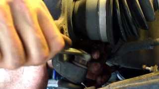 Unbolting lower ball joint Volvo S40 20045 [upl. by Gruchot953]