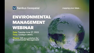 Environmental Management Webinar [upl. by Disraeli]