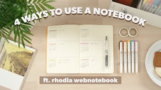 4 Ways to Use a Rhodia Notebook 📓 Students Artists and More [upl. by Nrubyar]