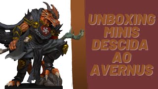 Miniaturas Descent into Avernus Arkhan the Cruel  Unboxing [upl. by Ellivro]