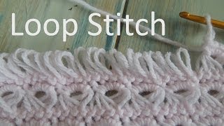 How To Crochet the Loop Stitch [upl. by English114]