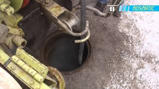 Manhole Cleaner  Schachtreiniger  Mosmatic Switzerland [upl. by Ahseena]