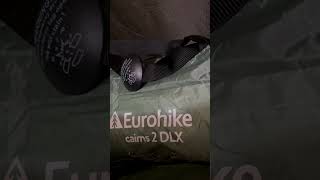 Camping inside go outdoors Eurohike 2 DLX cairns tent [upl. by Aicissej212]