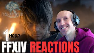 One HOUR of blind FF14 trailer and music Reactions  Answers Scream ARR Heavensward and more [upl. by Sadler]