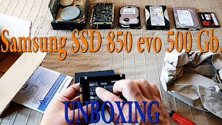 UNBOXING SAMSUNG SSD 850 EVO 500 Gb EN ESPAÑOL [upl. by Poore762]