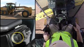 John Deere Motor Grader Left Dual Joystick Controls Tutorial [upl. by Curson]