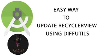 Easy way to update Recycler View with DiffUtils in Android Studio Hindi [upl. by Aikat314]