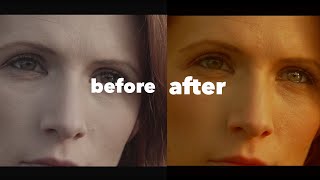 Cinematic Color grade in Davinci Resolve Before amp After [upl. by Raknahs]