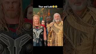 God of thunder expose God of Mischief in front of Asgardians by Mjolnir 😂🤣shorts ytshorts marvel [upl. by Leotie328]