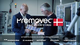 Promovec Danish sustainable batteries for ebikes IN DANISH [upl. by Rubina935]