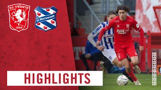 HIGHLIGHTS  FC Twente  sc Heerenveen 31012021 [upl. by Putnem]