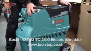 Bosch AXT 23 TC 2300 W Electric Shredder [upl. by Davidson]