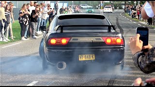 Best of Street Drifts amp Burnouts 2023 M5 V10 F8 900HP M4 F82 R34 S13 Supra MK4 Turbo E36 [upl. by Akselaw960]