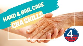 Hand and Nail Care CNA Skill Prometric [upl. by Neomah767]