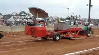 Lawn Mower Pull at the Silk Hope Old Fashioned Farmers Days  83108 [upl. by Olav]