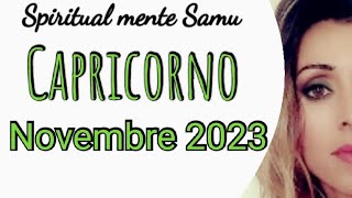 Capricorno♑ Novembre 2023 previsioni 🔮Tarocchi🔮 [upl. by Arnulfo348]