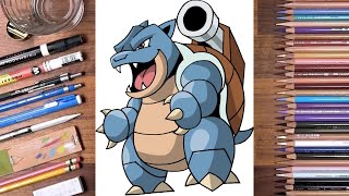 How to Draw Blastoise  Pokemon [upl. by Ad]