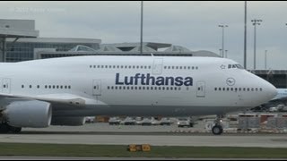 Lufthansa B7478i landing at YVR  Vancouver [upl. by Adiaroz449]