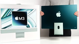 M3 iMac 2023 Unboxing erster Test amp bisheriger Eindruck [upl. by Paola]