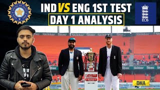 IND vs ENG 1st Test Day 1 Highlights India Beats England In Their Own Game Jaiswal Plays Bazball [upl. by Elgna]