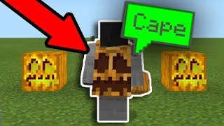 SECRET CUSTOM CAPES in Minecraft PE Pocket Edition [upl. by Padegs]