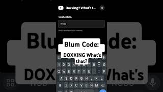 doxxing video code Blum September 30 [upl. by Alliuqat]