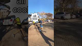 Training for Soweto Marathon Day 11added Doggy footagefitness running run dog southafrica [upl. by Wharton]