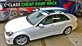 MERCEDES W204 ROOF RACK INSTALLATION C250 C350 C300 C200 C280 [upl. by Annavaj100]