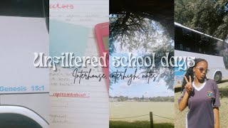 Vlog  Unfiltered School Days EP 1  Interhouse Interhigh Notes  South Africa [upl. by Zoi]