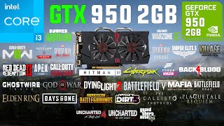 GTX 950 2GB Test in 30 Games in 2023 [upl. by Ylsel]