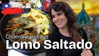 Chilena prueba el mejor Lomo Saltado de Perú  Magdalena del Mar [upl. by Ab]