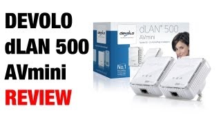 Devolo dLAN 500 AVmini Homeplugs Kit Review [upl. by Elcarim940]