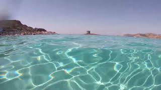 Amazing Water  La Pelosa Beach  Italy 🇮🇹 [upl. by Bambie421]