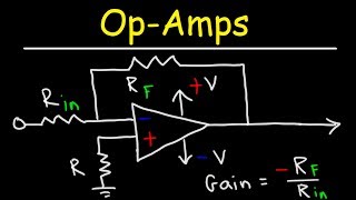 Operational Amplifiers  Inverting amp Non Inverting OpAmps [upl. by Klarrisa]