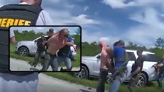 Arrested  Shocking Body Cam Footage of the WouldBe Trump Shooter Emerges [upl. by Eelorac]