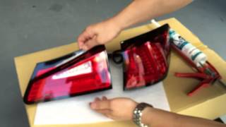 how to Double Seal your tail lights by CT AUTOPARTS [upl. by Hewett337]