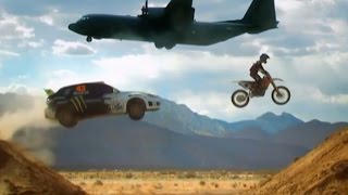 Ken Block Airfield Rallying HQ  Top Gear [upl. by Enirolf]