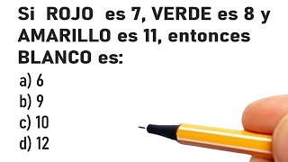 5 PREGUNTAS DE RAZONAMIENTO LÓGICO  Nivel 1  Profesor Bruno Colmenares [upl. by Allak]