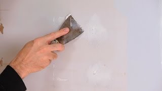 How to Fix Small Holes  Drywall Repair [upl. by Elleunamme]