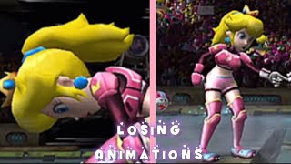 ♡ Mario Strikers Charged  Peach’s Losing Animations ♡ [upl. by Aprile]