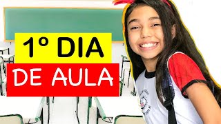 ROTINA DO PRIMEIRO DIA DE AULA VLOG 100 REAL  ROTINA ENTÃƒO ROBERTA FAMILY [upl. by Yrol483]