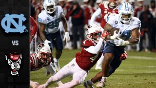 North Carolina vs NC State Football Highlights 2021 [upl. by Llennol]