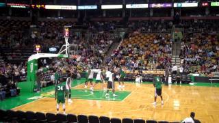 Shaq Put Back Dunk Celtics Open Practice [upl. by Lawler]