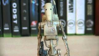 Star Wars Battle Droid The Vintage Collection Review [upl. by Selbbep]